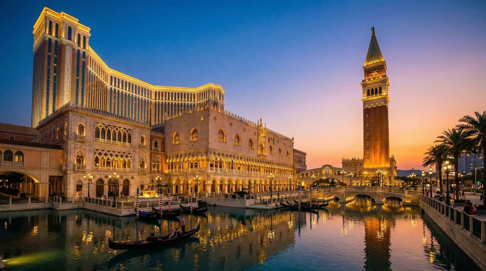 澳門威尼斯人賭場內部運河